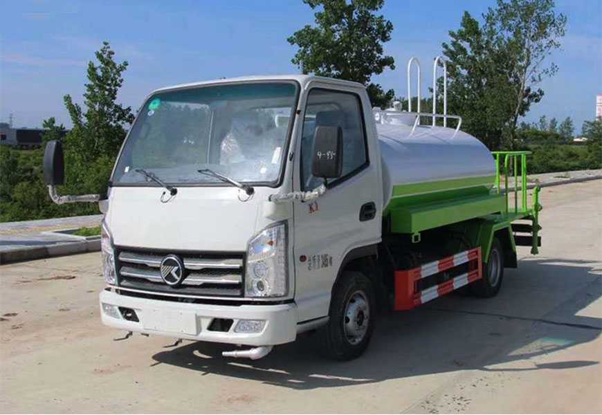 Kaima blue license plate, 3 cubic meter water sprinkler truck